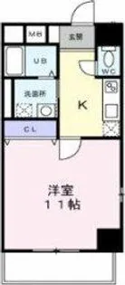 コートモーリス新道【8階】の間取り