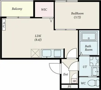 Revive黄金【3階】の間取り