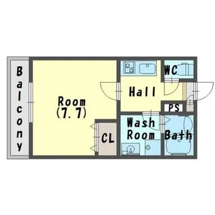 大阪府大阪市平野区長吉出戸4丁目【アパート】の間取り