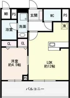 Flair丸の内(フレア丸の内)【11階】の間取り