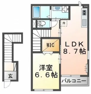 アメニティヒルズ【2階】の間取り