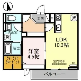 大阪府大阪市平野区瓜破5丁目【アパート】の間取り