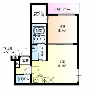 フジパレス西宮春風公園V番館【3階】の間取り