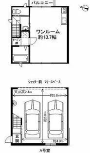 大阪府吹田市岸部中2丁目【タウンハウス】の間取り