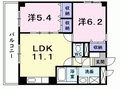 エル ソレイユ【2階】の間取り