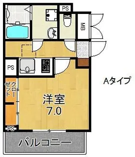 メゾンルミネ中町【2階】の間取り