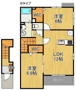 フェリーチェ【2階】の間取り