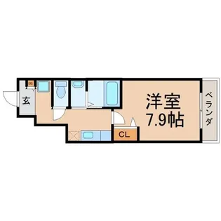 兵庫県尼崎市富松町3丁目【アパート】の間取り
