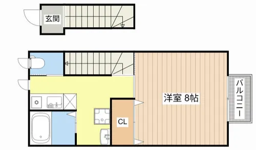 サークル19【201号室】の間取り