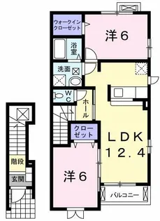 メゾン ド コスモス【2階】の間取り