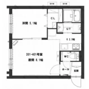 グランメール澄川駅南【3階】の間取り
