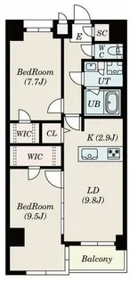 S-RESIDENCE神沢afford【5階】の間取り