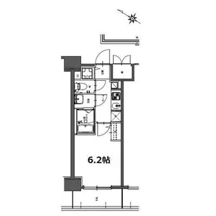 S-RESIDENCE神宮西駅前ascent【10階】の間取り