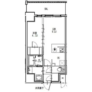S-RESIDENCE金山epure(エピュレ)【3階】の間取り