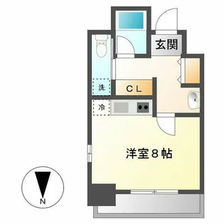 ル・ブルー鶴舞【10階】の間取り