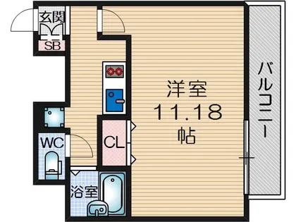 アクティスセンリ【8階】の間取り