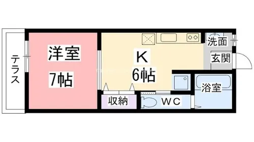 メゾン丸山Ⅱ【102号室】の間取り