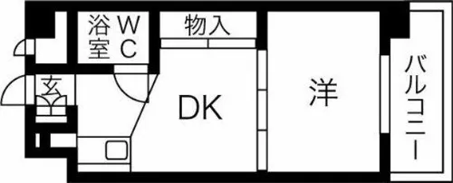 ダイアパレス豊田山之手【402号室】の間取り