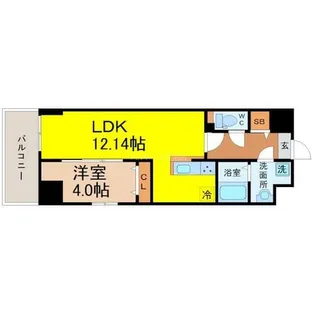 S-FORT古出来fiore【8階】の間取り