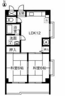 第一ビル【0201号室】の間取り
