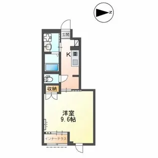 ルミエール宮路【1階】の間取り