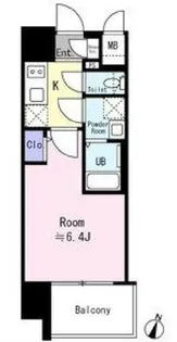 大阪府大阪市東成区中本2丁目【マンション】の間取り