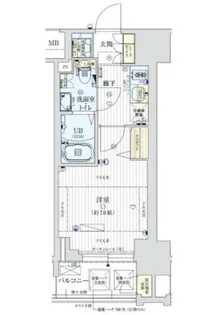 大阪府大阪市東成区深江南1丁目【マンション】の間取り