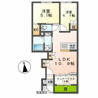 エスベランサⅤ【1階】の間取り