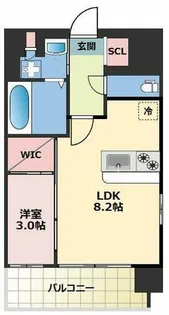 Luxe新大阪Ⅵ【7階】の間取り