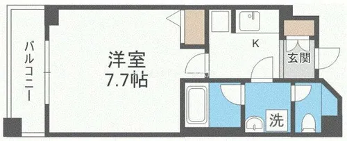 LASANTE京橋【15階】の間取り
