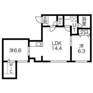 Terrace Fino【1階】の間取り