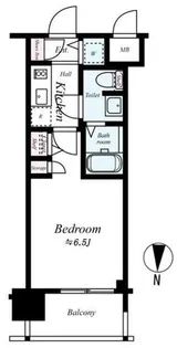 スワンズ谷町セントシティ【7階】の間取り