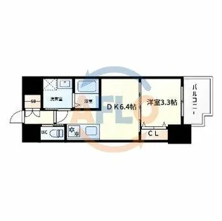 クローバー・プレミア長居公園東【5階】の間取り