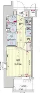 プレサンス松屋町ファステ【2階】の間取り