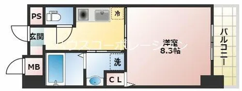 アーデン塚口【7階】の間取り