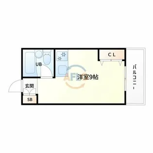 コーポ春日【3階】の間取り