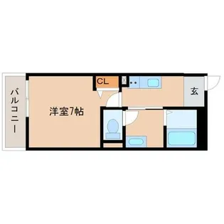 パークハウス大井戸【1階】の間取り