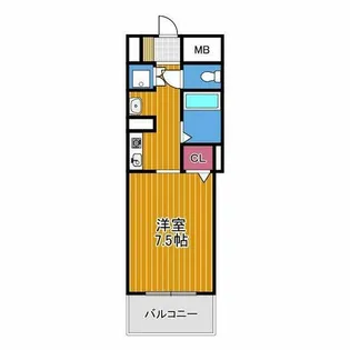 オーシャンⅠ【3階】の間取り