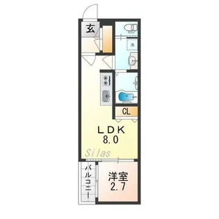H-maison森ノ宮Ⅰ【1階】の間取り