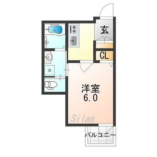 H-maison森ノ宮Ⅰ【3階】の間取り