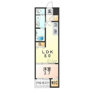 H-maison森ノ宮Ⅰ【2階】の間取り