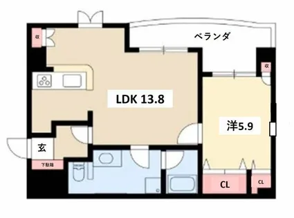 スプレンドールイルフィオーレ【2階】の間取り