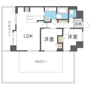 アミティエ山王【6階】の間取り