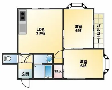 エンパイヤシティ【6階】の間取り
