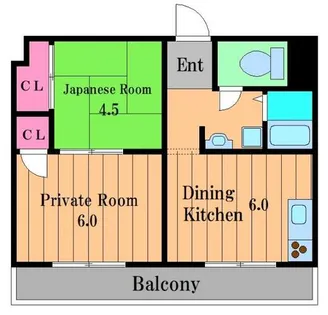 キョータウン【404号室】の間取り