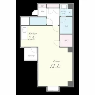 HIRO尾頭橋 (ヒロ尾頭橋)【505号室】の間取り