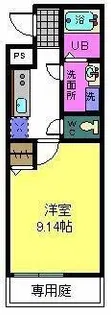 ラ・フェスタ下池田【1階】の間取り
