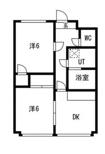 ドリームキャッスル【305号室】の間取り