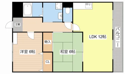 ウイングパレス東陽【702号室】の間取り