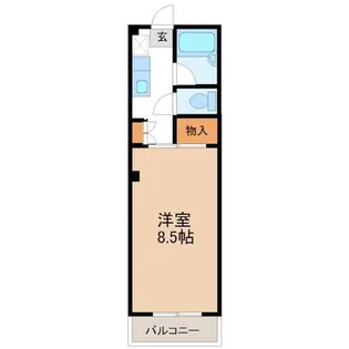 パレスウッド【2-2号室】の間取り